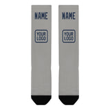 Custom Gray Blue Knee-High Sock