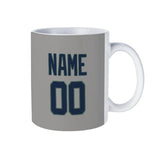 Custom Gray Blue Mug