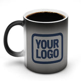 Custom Gray Blue Magic Mug