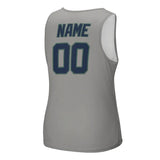 Custom Gray Blue Men's Tank Top