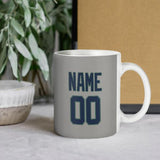 Custom Gray Blue Mug