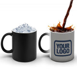 Custom Gray Blue Magic Mug
