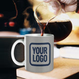Custom Gray Blue Mug