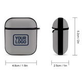Custom Gray Blue AirPods Case