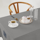 Custom Gray Blue Green Square Table Cloth