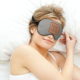 Custom Gray Orange Sleep Mask