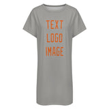 Custom Gray Orange Nachthemd
