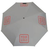 Custom Gray Copper Rose Automatic Umbrella