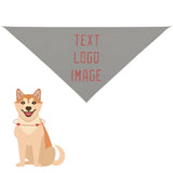 Custom Gray Copper Rose Pet Scarf