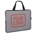 Custom Gray Copper Rose Laptop Bag