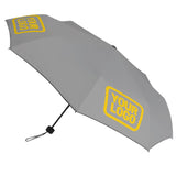 Custom Gray Gold Automatic Umbrella