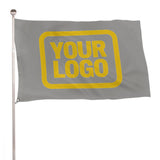 Custom Gray Gold Flag