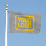 Custom Gray Gold Flag