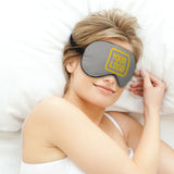 Custom Gray Gold Sleep Mask