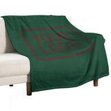 Custom Green Brown Blanket