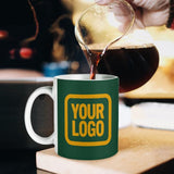 Custom Green Yellow Mug