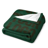 Custom Green Olive Blanket