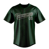 Custom Green & Olive Colors Design Sports Baseball Jersey