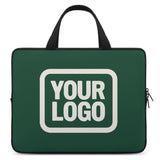 Custom Green Cream Laptop Bag