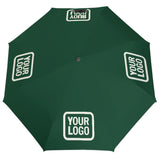Custom Green Cream Automatic Umbrella