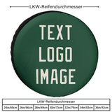 Custom Green Cream Truck Tires