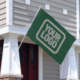 Custom Green Gray Flag
