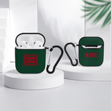 Custom Green Red AirPods Case