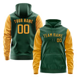 Custom Green Yellow Hoodie