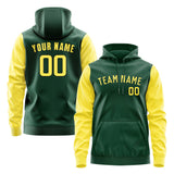 Custom Green Light Yellow Hoodie