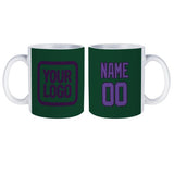 Custom Green Light Purple Mug