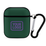 Custom Green Light Purple AirPods Case