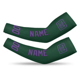Custom Green Light Purple Arm Sleeve