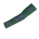Custom Green Light Purple Arm Sleeve