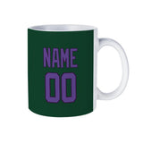 Custom Green Light Purple Mug