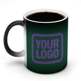 Custom Green Light Purple Magic Mug