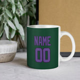 Custom Green Light Purple Mug