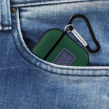Custom Green Light Purple AirPods Case