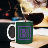 Custom Green Light Purple Mug