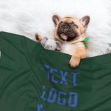 Custom Green Sky Blue Pet Blanket