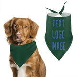 Custom Green Sky Blue Pet Scarf