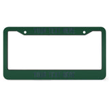 Custom Green Blue License Plate Frame