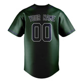 Custom Green & Blue Colors Design Sports Baseball Jersey