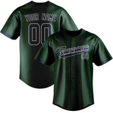 Custom Green & Blue Colors Design Sports Baseball Jersey