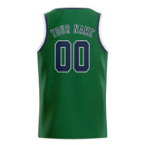 Custom Green & Blue Colors Design Sports Basketball Jersey