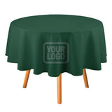 Custom Green Blue Green Round Table Cloth