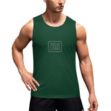 Custom Green Blue Green Men's Tank Top