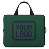 Custom Green Navy Laptop Bag