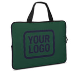 Custom Green Navy Laptop Bag