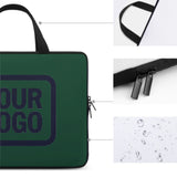 Custom Green Navy Laptop Bag
