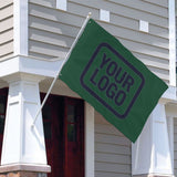 Custom Green Navy Flag